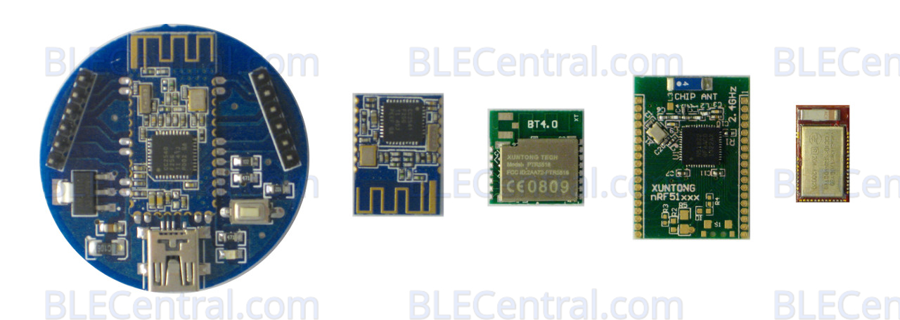 SoC and Modules for Bluetooth Low Energy (BLE)